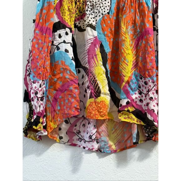 BI-nk for Anthropologie Miranda Peasant Blouse fairycore sheer  Size L - Picture 5 of 6